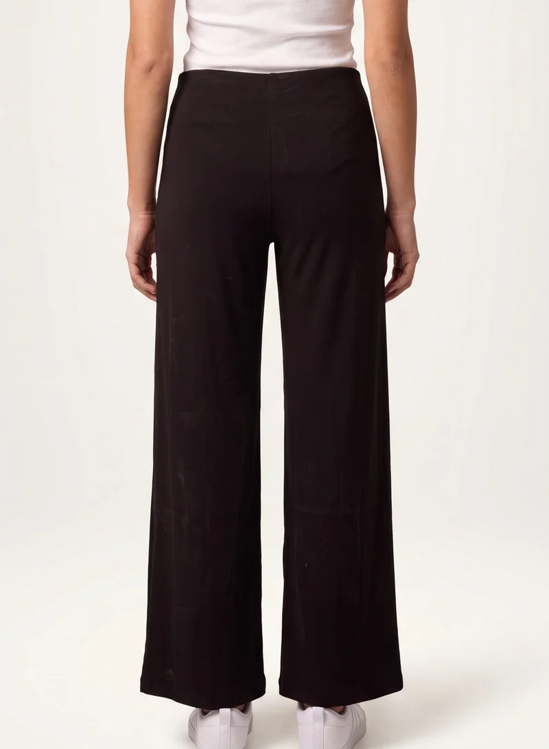Blue Vanilla Pintuck Jersey Trousers