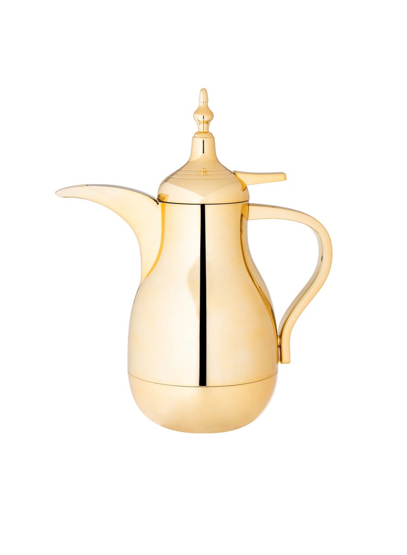 Almarhomy Nora Single Thermos Dallah 0.7 Liter Gold - Image 1
