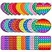 kapibarasensei Random 24 Pcs Fidget ToysPush Pop Fidget Sensory Toys SetStress Relief Gifts for Kids AdultsPop Bulk Party Favors Toddler Toys for Easter GiftsParty SuppliesClassroom Prizes - Image 2