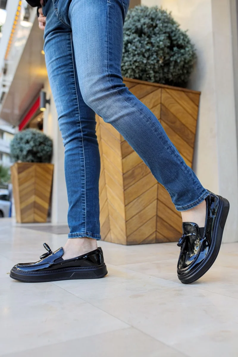 Chekich CH127 Rst Loafer-X Men's Shoes Black