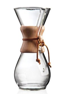 Chemex Chemex Pour-Over Glass Coffeemaker - Classic Series - 6-Cup - Exclusive Packaging  - Image 1