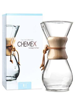 Chemex Chemex Pour-Over Glass Coffeemaker - Classic Series - 6-Cup - Exclusive Packaging  - Image 2