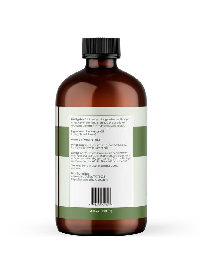 NATUROPATHY NATURE. THERAPY. BEAUTY Naturopathy Eucalyptus Essential Oil, Therapeutic Grade, Premium Quality Perfect For Aromatherapy (4 Fl Oz)  - Image 3