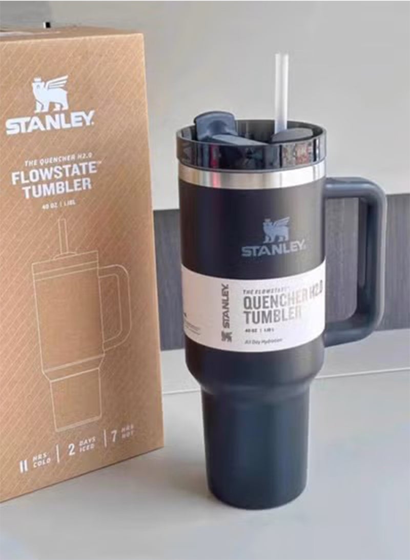 Stanley Quencher H2.0 FlowState Stainless Steel Vacuum Insulated Tumbler with Lid and Straw for Water, Iced Tea or Coffee, Smoothie and More, 40 oz - Image 3