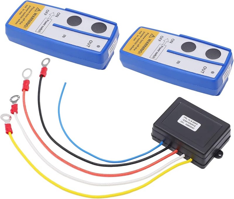 ZJchao مجموعة تحكم عن بعد للرافعة تعمل ببطارية 12 فولت مع هوائي ومؤشر LED عالمي - Image 4