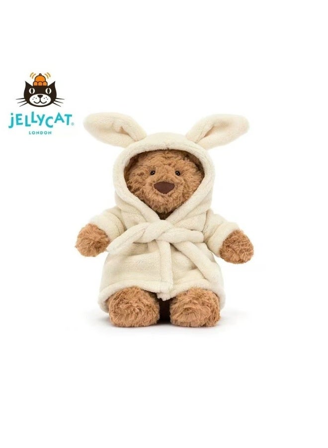 جيليكات Jellycat bathrobe Bartholomew bear plush toy teddy bear doll doll New Year gift - Image 1