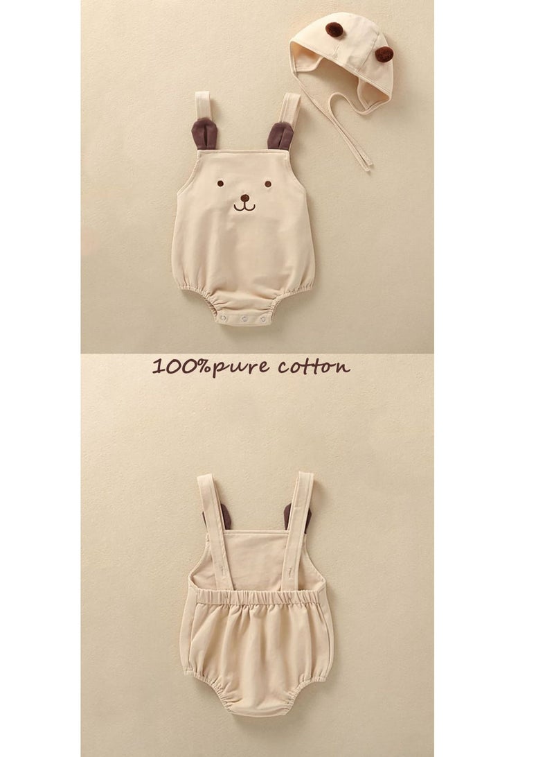 Baby Giftset for Newborn with Rompers and Wooden toys in lovely Suitcase in Bear theme for Girls and Boys - Image 2