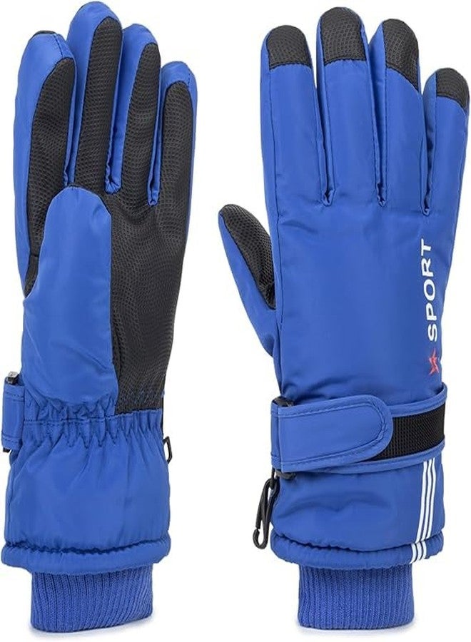 OVOY Kids-Winter-Ski-Snow-Warm-Gloves - Water-Windproof Cold Weather Cycling Snowboard Gloves for Boys Girls (for 5-10 Years) - Image 1