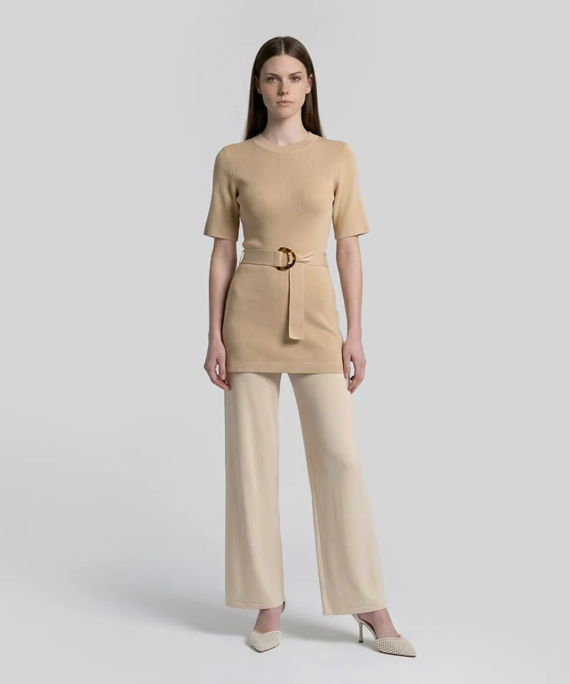 Ipekyol  Belted Knit Top for Women | Best Price UAE