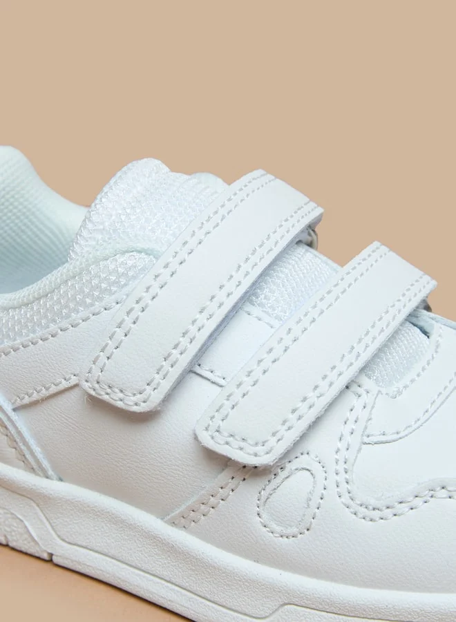 LBL by Shoexpress Boys Colourblock Sneakers With Hook And Loop Closure