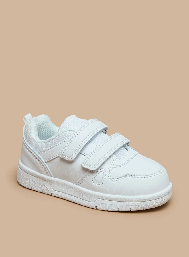 LBL by Shoexpress Boys Colourblock Sneakers With Hook And Loop Closure
