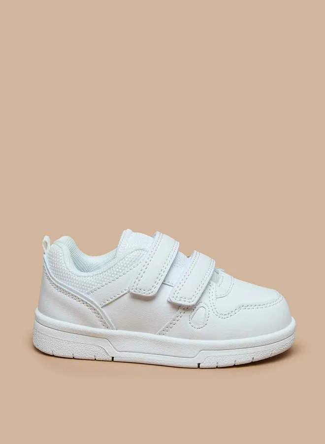 LBL by Shoexpress Boys Colourblock Sneakers With Hook And Loop Closure