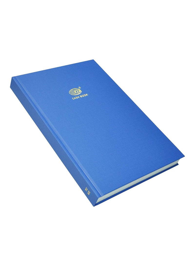 FIS FIS Cash Book, Azure Laid Ledger Paper, FS (210 x 330 mm) Size, 4 Quire - FSACCTC4Q82 - Image 1