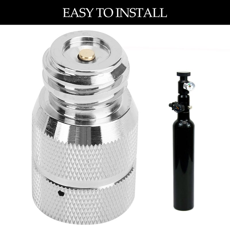 محول أسطوانة ثاني أكسيد الكربون لـ SodaStream بخيط ذكر TR21-4 إلى بخيط أنثى G1/2 النوع 30 - Image 2