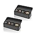 Salior Compact Coin Holder for Car 4 CompartmentAutomatically Holds Coins Coin Organizer1 DollarQuarterDimes Universal Center Console Coin Case for Car Taxi SUV Truck2Pack 2 Pack - Image 2