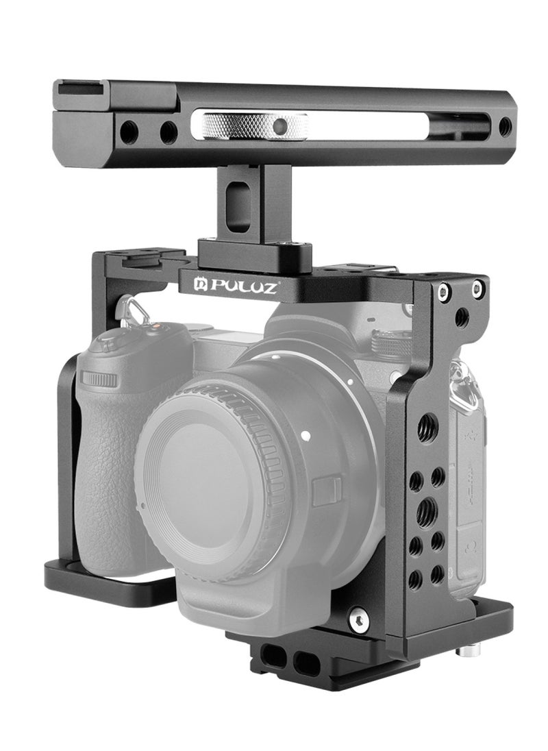 PULUZ PULUZ Video Camera Cage Filmmaking Rig with Handle for Nikon Z6 / Z7  - Image 1