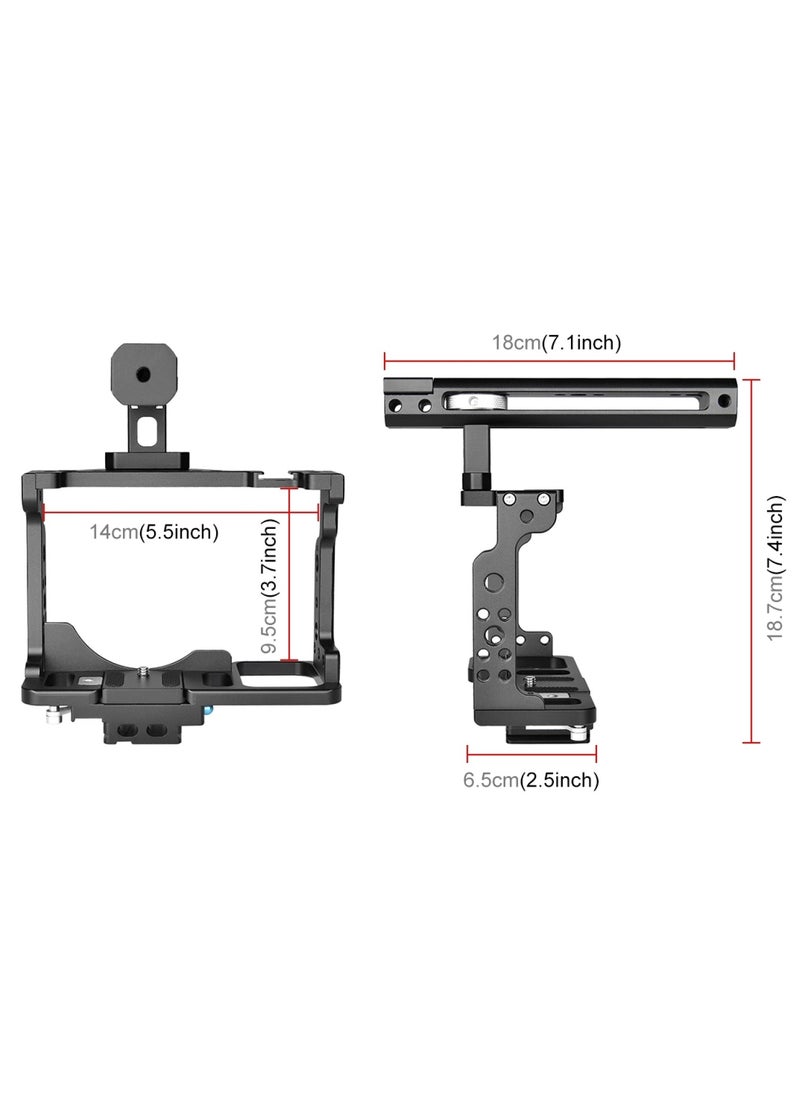 PULUZ PULUZ Video Camera Cage Filmmaking Rig with Handle for Nikon Z6 / Z7  - Image 3