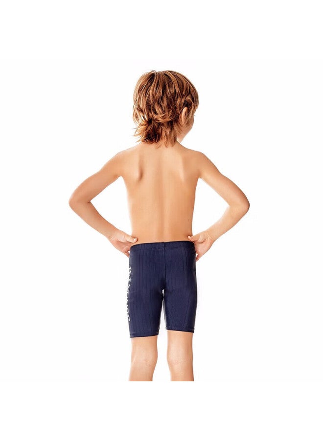 Balneaire Youth Swim Shorts, Mid-length Professional Training Sports Boys Swimming Hot Spring Bathing Suit, 250012 Black, Size 100 - Image 3