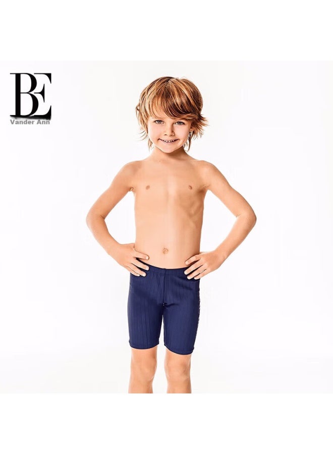 Balneaire Youth Swim Shorts, Mid-length Professional Training Sports Boys Swimming Hot Spring Bathing Suit, 250012 Black, Size 100 - Image 1