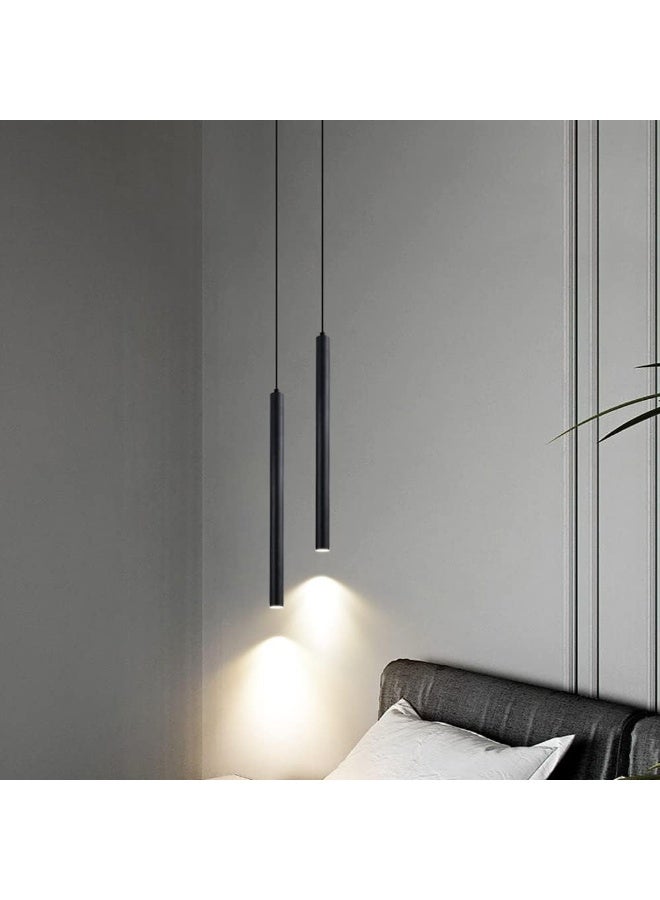 Elksdut Led Pendant Light Nordic Long Tube Hanging Lamp Minimalist Aluminum Alloy Suspension Lights Modern Art Decor Lighting Fixture For Dining Room Kitchen Island, Barn, Loft  - Image 2