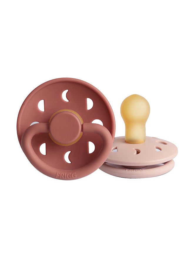 Pack Of 2 Moon Phase Latex Baby Pacifier 0-6M, Blush/Powder Blush - Size 1 - pzsku/Z307FCE442EF744C307ABZ/45/_/1675667394/a30d3fe4-2e01-4819-9702-9c2c3ac3e759