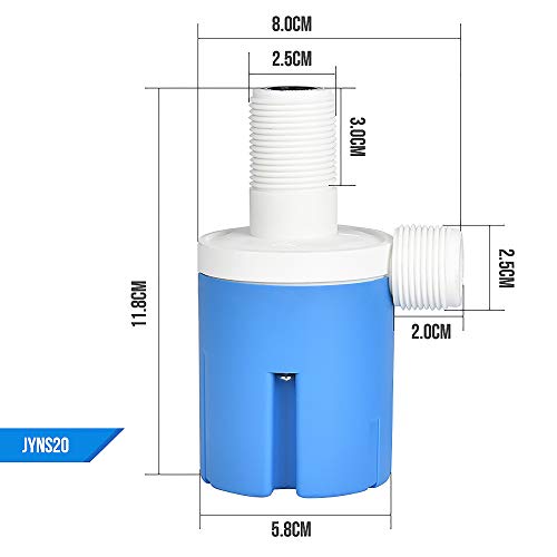 IMXMI 3/4" Automatic Water Level Control Valve Inside Type,Inner Top Water Automatic Float Valve Water Level Control Valve Uesd for Water Tank, Solar Energy, Auto Pot, Aquarium - Image 2