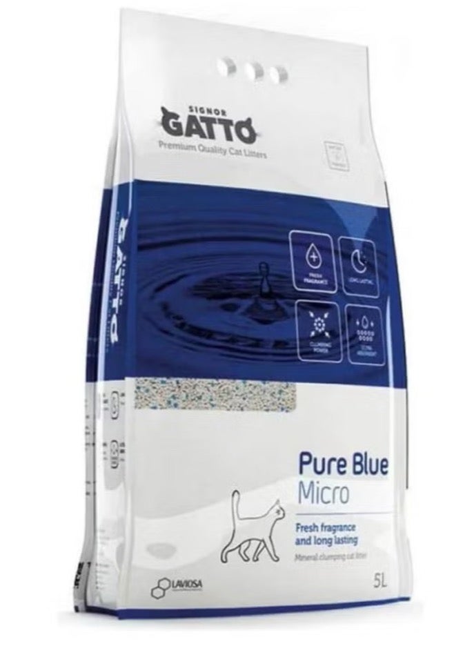 SIGNOR GATTO Pure Cat Litter Clumping Multicolour 5Liters