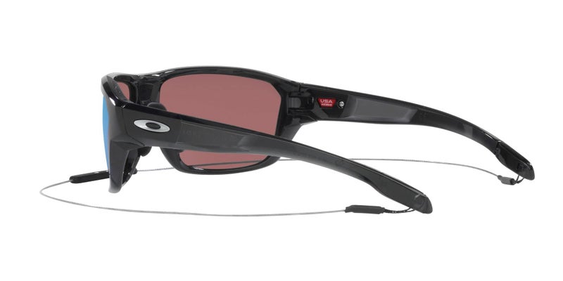 Oakley Mens OO9416 Split Shot Rectangular Sunglasses, Black Ink/Prizm Deep Water Polarized, 64 mm - Image 5