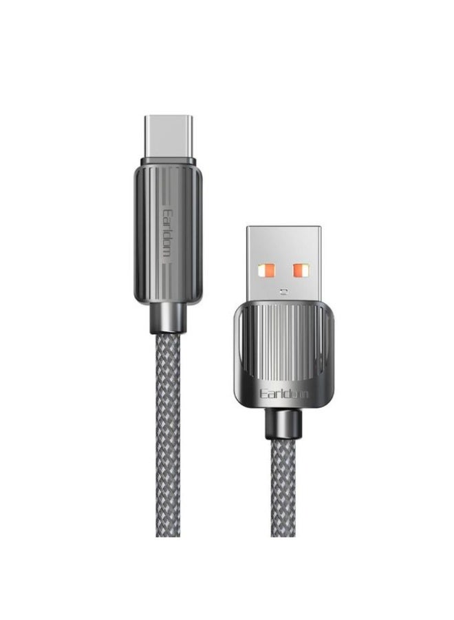 Earldom Fast Charging & Data Cable EC-187C 2.4A USB-A to USB-C - Image 1