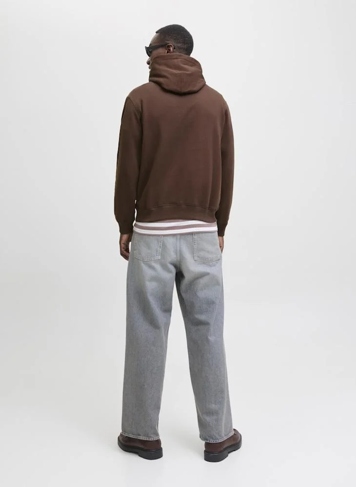 جاك اند جونز Logo Pullover Hoodie