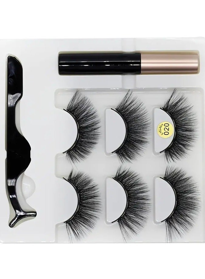 ORiTi Magnetic False Eyelashes Set Black - Image 3