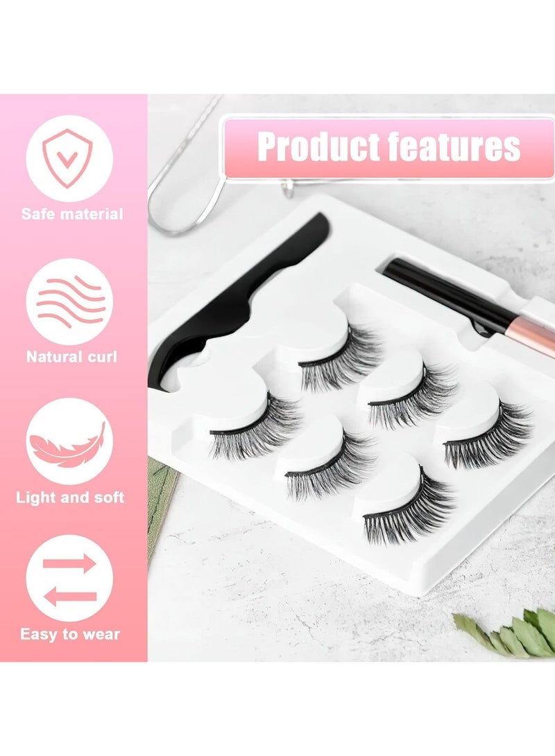 ORiTi Magnetic False Eyelashes Set Black - Image 4