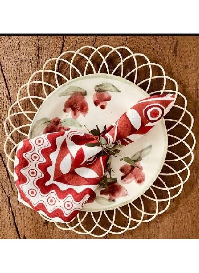 Generic Boho macrame Handmade wicker coaster for dining table  - Image 4