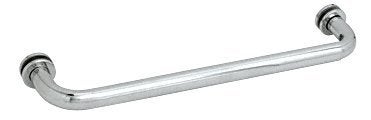 CRL 12" Polished Chrome (BM Series) Tubular Single-Sided Towel Bar with Metal Washers - Image 5