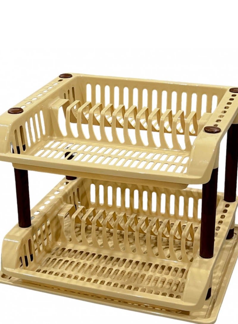 2-Tier Dish Drying Rack and Drainer - Image 3