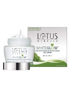 LOTUS HERBALS Whiteglow Skin Whitening And Brightening Gel Cream SPF 25 40g And Serum Moisturiser 30ml  - Image 2