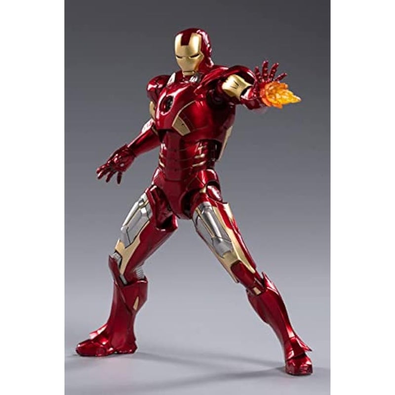 Ironman MK7 Collectible Action Figure-7 Inch 10th Anniversary Metal Texture Painting Movable Mark Model Toys (MK VII) - Image 3