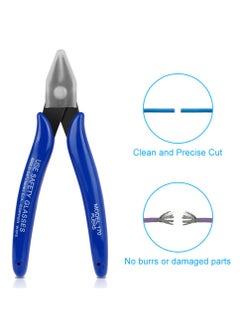 Wire Cutters, 2PCS Spring-loaded Side Cutters Flush Cutters, Diagonal Cutters Precision Side Cutters, Diagonal Cutting Pliers in CRV Steel, Heavy Duty Cutting Pliers for Electrical(Smooth handle) - pzsku/Z308036960A872B3835C9Z/45/_/1698713196/d942147a-d36d-448b-813a-ebd992955194