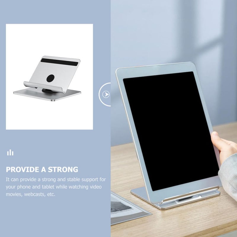 Folding Aluminum Alloy Phone Stand Desktop Mobile Phone Holder Adjustable Tablet PC Support for Office and Home Use - Image 5