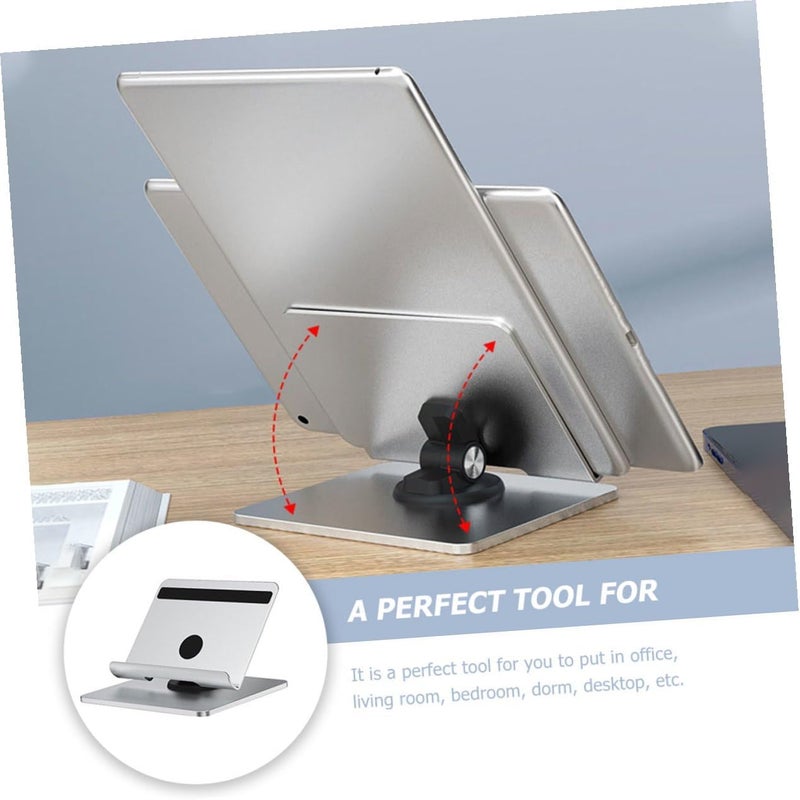 Folding Aluminum Alloy Phone Stand Desktop Mobile Phone Holder Adjustable Tablet PC Support for Office and Home Use - Image 3