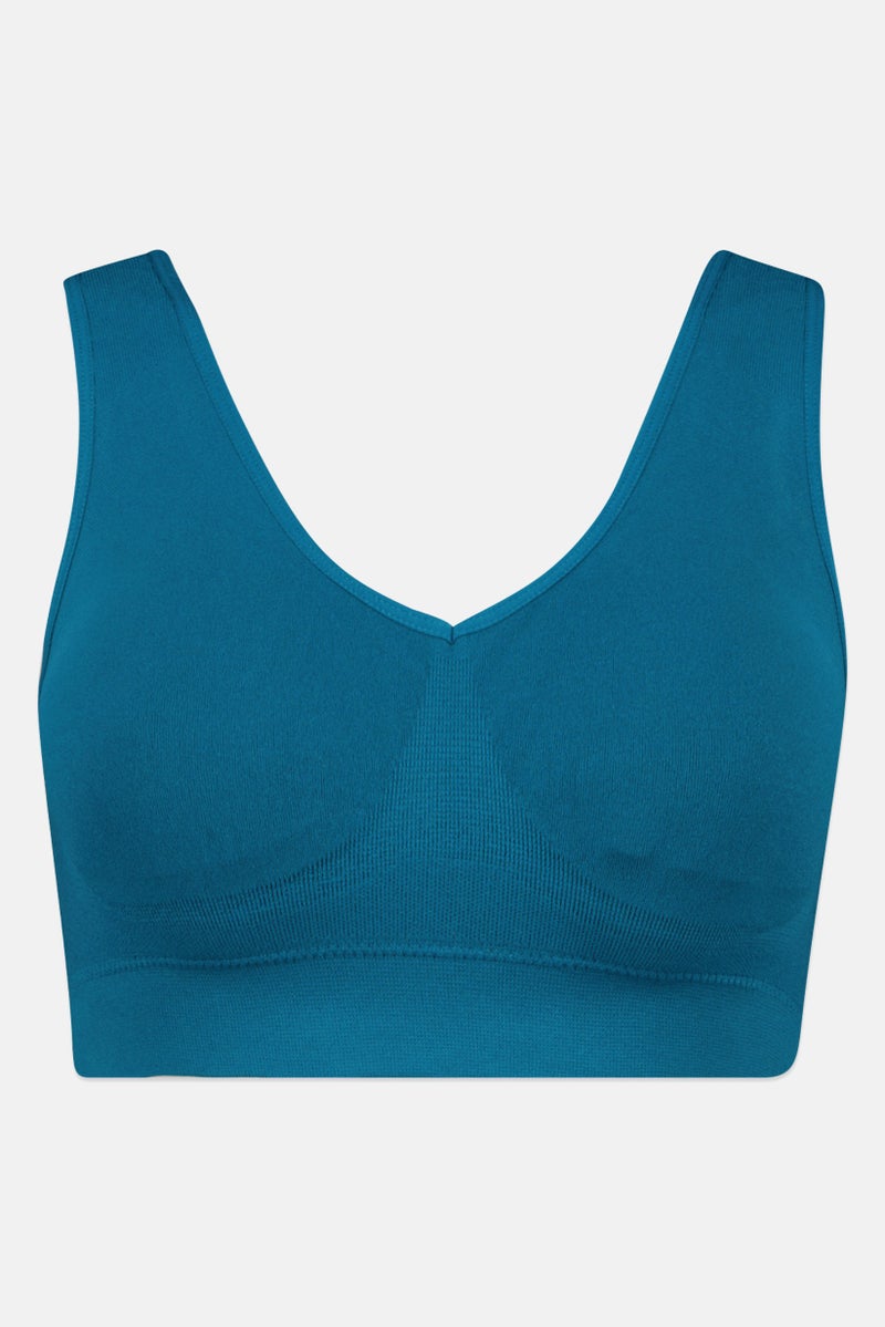 Kathy Ireland Women 3 Pieces Solid Padded Bra, Multicolor  - Image 2