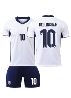 2024 European Cup England Children's Youth Football Jersey Two-Piece Suit No. 10