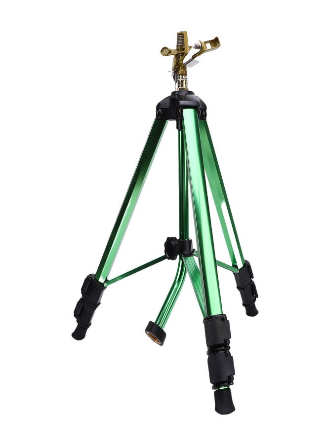 Impact Sprinkler Tripod Base Heavy Duty Brass Sprinkler Large Area Coverage 3/4 Inch Connector Extension Legs for Yard Lawn Garden - Image 5