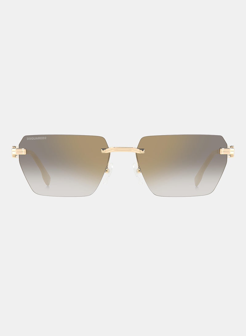 Dsquared Men Square Sunglasses 58 D2 0102/S - Image 3