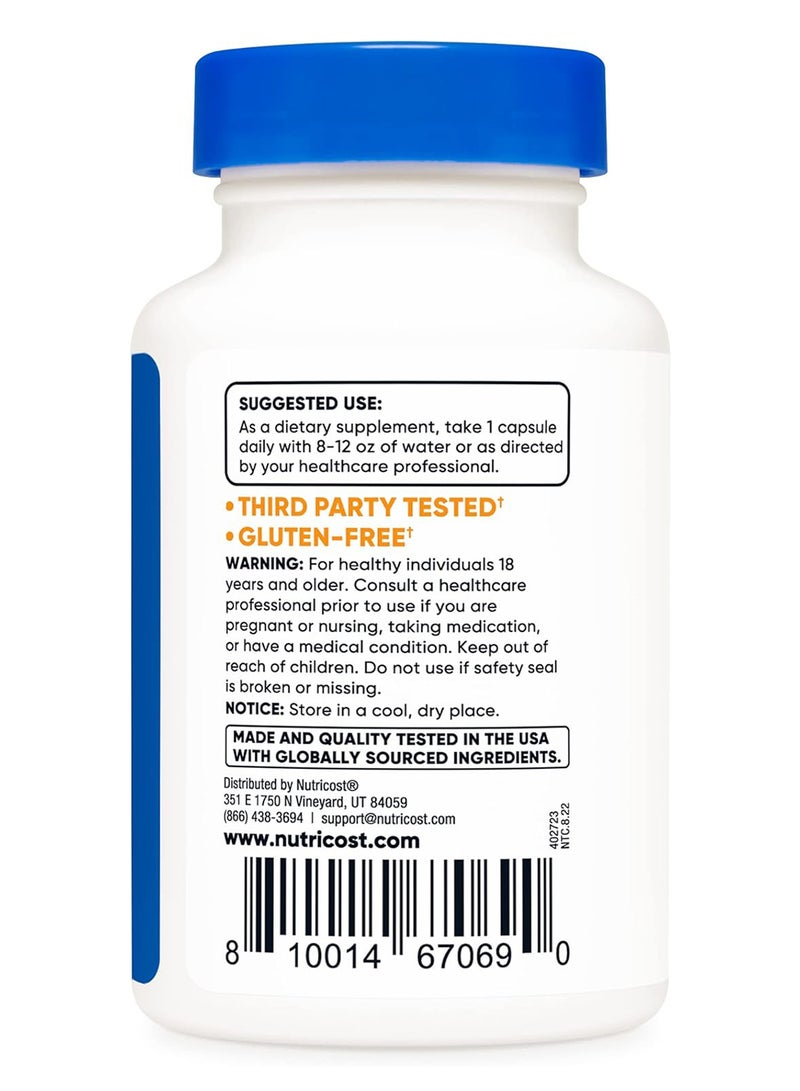 Nutricost Tudca 250 Mg 30 Capsules Tauroursodeoxycholic Acid - Image 2