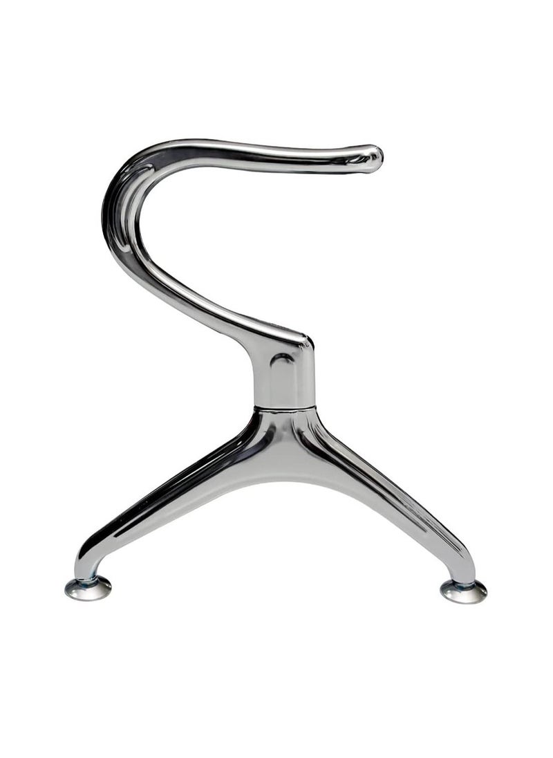SILA - 3 Seater Frame Airport Chair, visitor chair for Airport, Office, Hospital, School etc. with Metal frame & armrest, sit & back, Silver - Image 1
