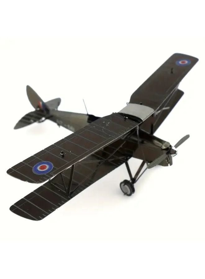 H E Aircraft Color Metal Puzzle Building Toy Airplane Model 3D Sliding Fighter Jet - Image 5