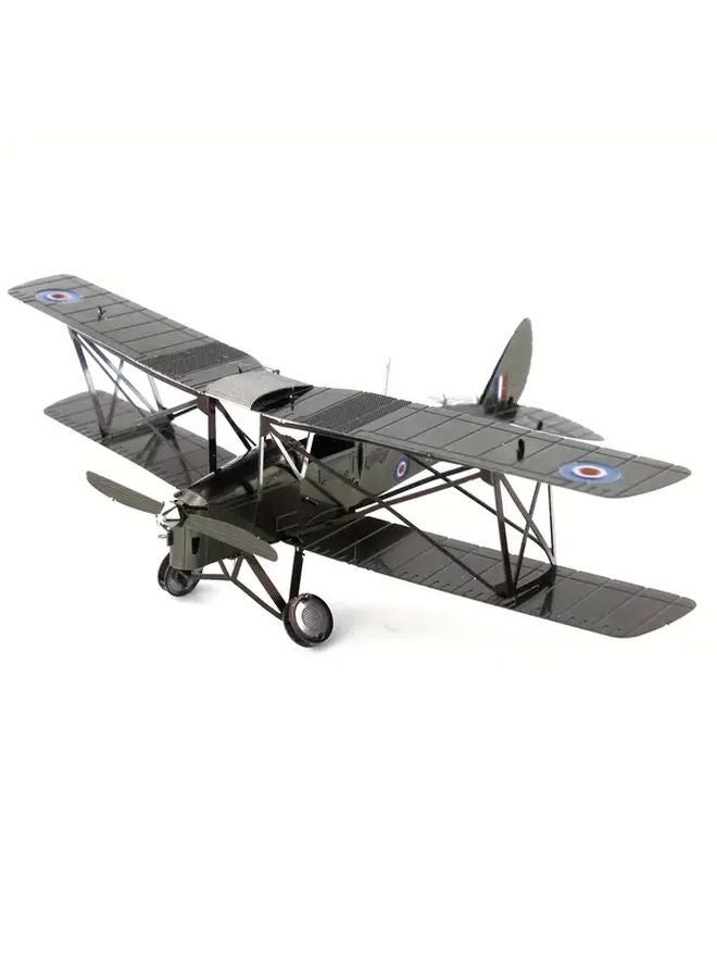 H E Aircraft Color Metal Puzzle Building Toy Airplane Model 3D Sliding Fighter Jet - Image 4