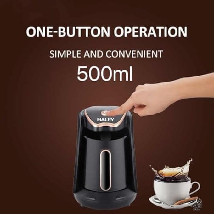 Wtrtr Haley Turkish Coffee Maker MachineElectric Coffee Pot Perfect For Turkish Greek And Arabic Coffee2 Years Warranty 500Ml - Image 5