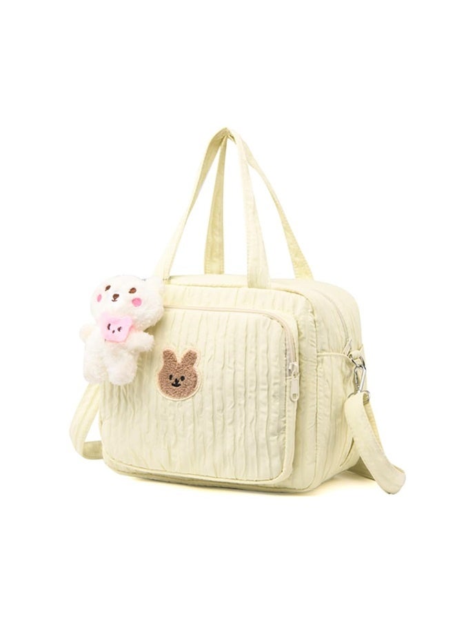 "Baby Diaper Bag Tote, Cute Mommy Nappy Crossbody Travel Tote, Multifunction Storage Bag ﻿" - Image 1
